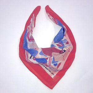 Sézane handkerchief the dance of body and soul multicolor 21”x21”